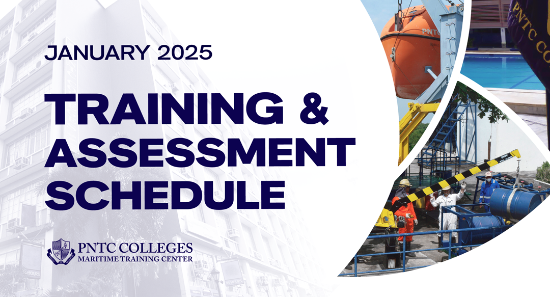 2025 PNTC January 2025 training schedule